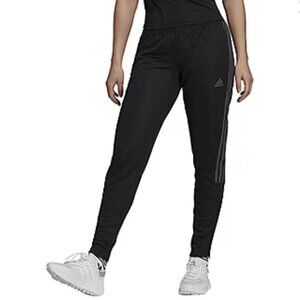 adidas Women's Tiro 21 Track Soccer Pants Tapered Leg Black Gray Size XS NWT $50